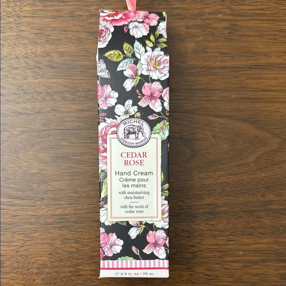 Cedar Rose Hand Cream - Black and Pink
